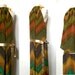 Maxi Dress Silk Handpainted African Inspiration Summer Sleevless Halter by TanjaDesign Reserved for Nina Project