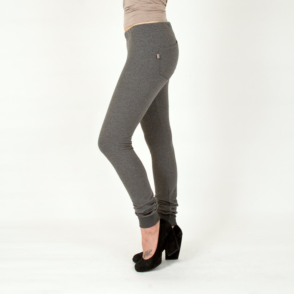 Skinny Sweats- Heather Grey Sweatpants