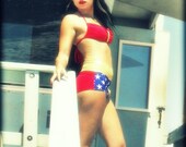 Wonder Woman swimsuit xs-XL made to order