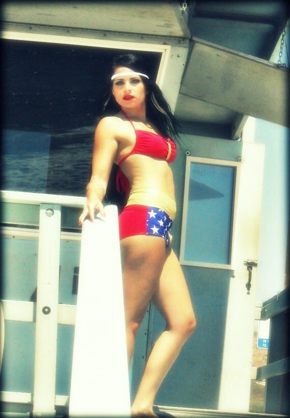Wonder Woman swimsuit xs-XL made to order