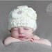 Little Knit Sparkle Hat for Baby, Beautiful Newborn Photography Prop
