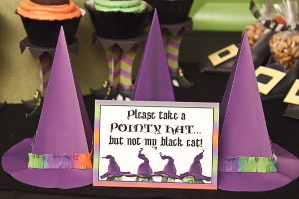 Witch's Hat Favor Box - DIY Printable PDF Il_570xn