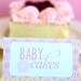 Vintage Pink Baby Shower Party PRINTABLE Food Tent Card by Love The Day
