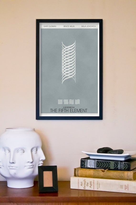 The Fifth Element Retro Movie Poster Print - 11"x17" High Quality Poster
