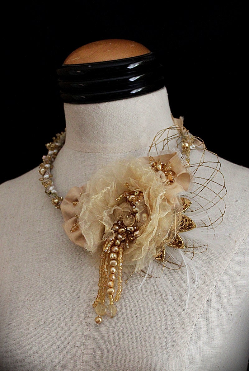 FRANCESCA Yellow Rose Pearl Citrine Necklace