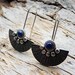 Sterling Silver Earrings with Lapis Lazuli