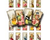 ROYAL FEATHERS Digital Collage Sheet Instant Download for Paper Crafts Jewelry Original Whimsical Altered Art by GalleryCat CS104