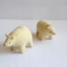 natural spirit bear  - felt bear soft sculpture