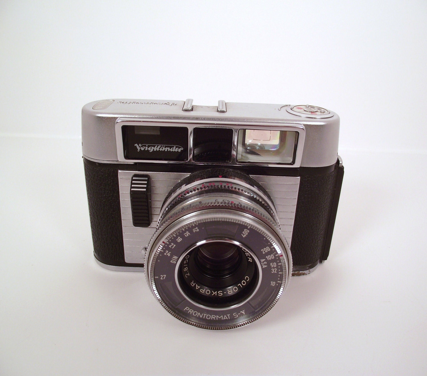 Vintage 1961 Voigtlander Camera Dynamatic Auto 35mm with Original Case Valentine Gift Idea