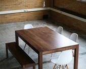 Parsons Dining Table - Solid Walnut