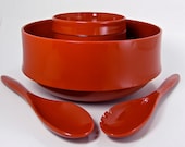 Ingrid Salad Set Sienna Brown