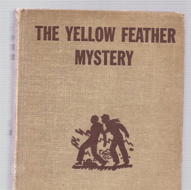 HARDY BOYS 1st Edition Hardback Yellow Feather Mystery 1953 Grosset Dunlap Dixon 33