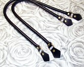 28" Black purse handles Medium Ships from USA