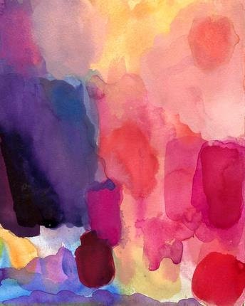 Art Print, Large Size, Watercolor, Daybreak
