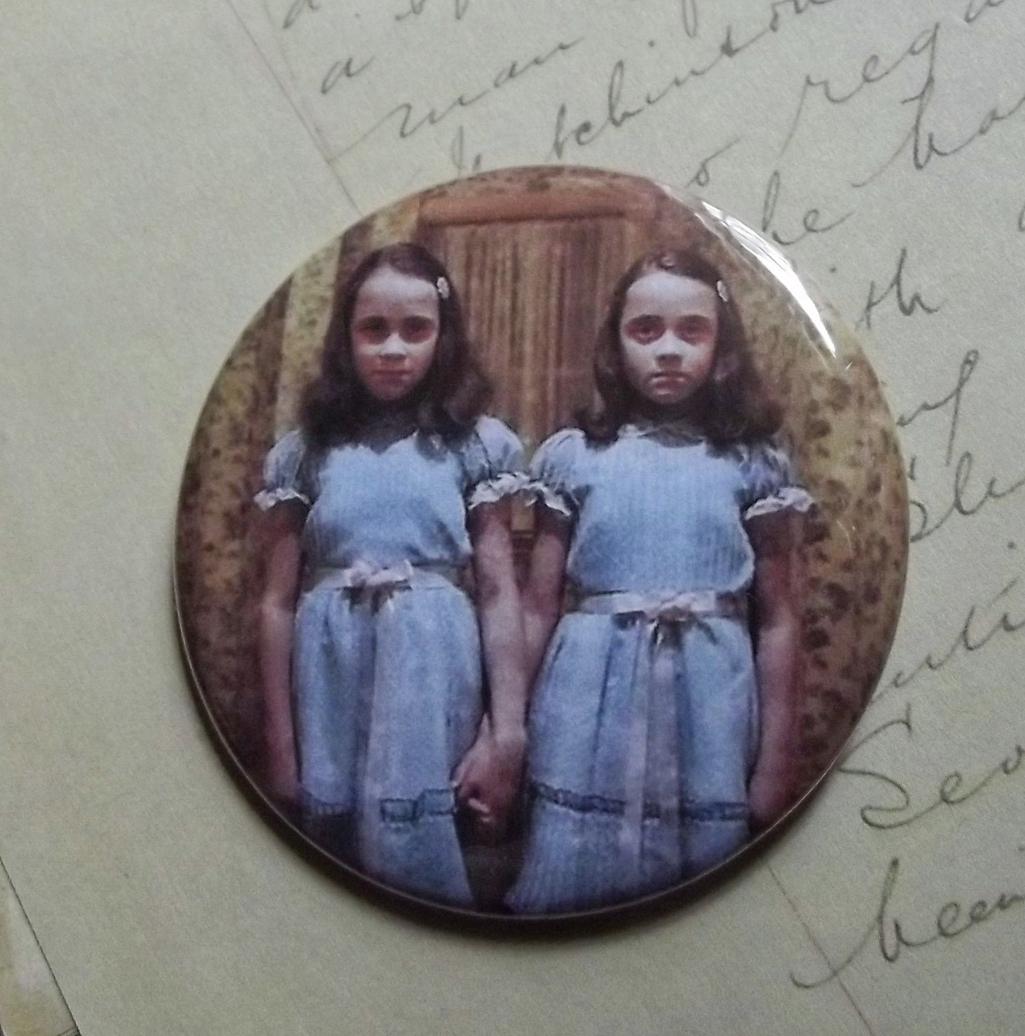 The Grady Twins - Large 2 1/4" Pin Back Button