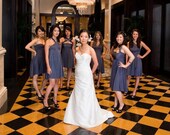 Convertible Bridesmaid Dress - Jersey Infinity Wrap Style