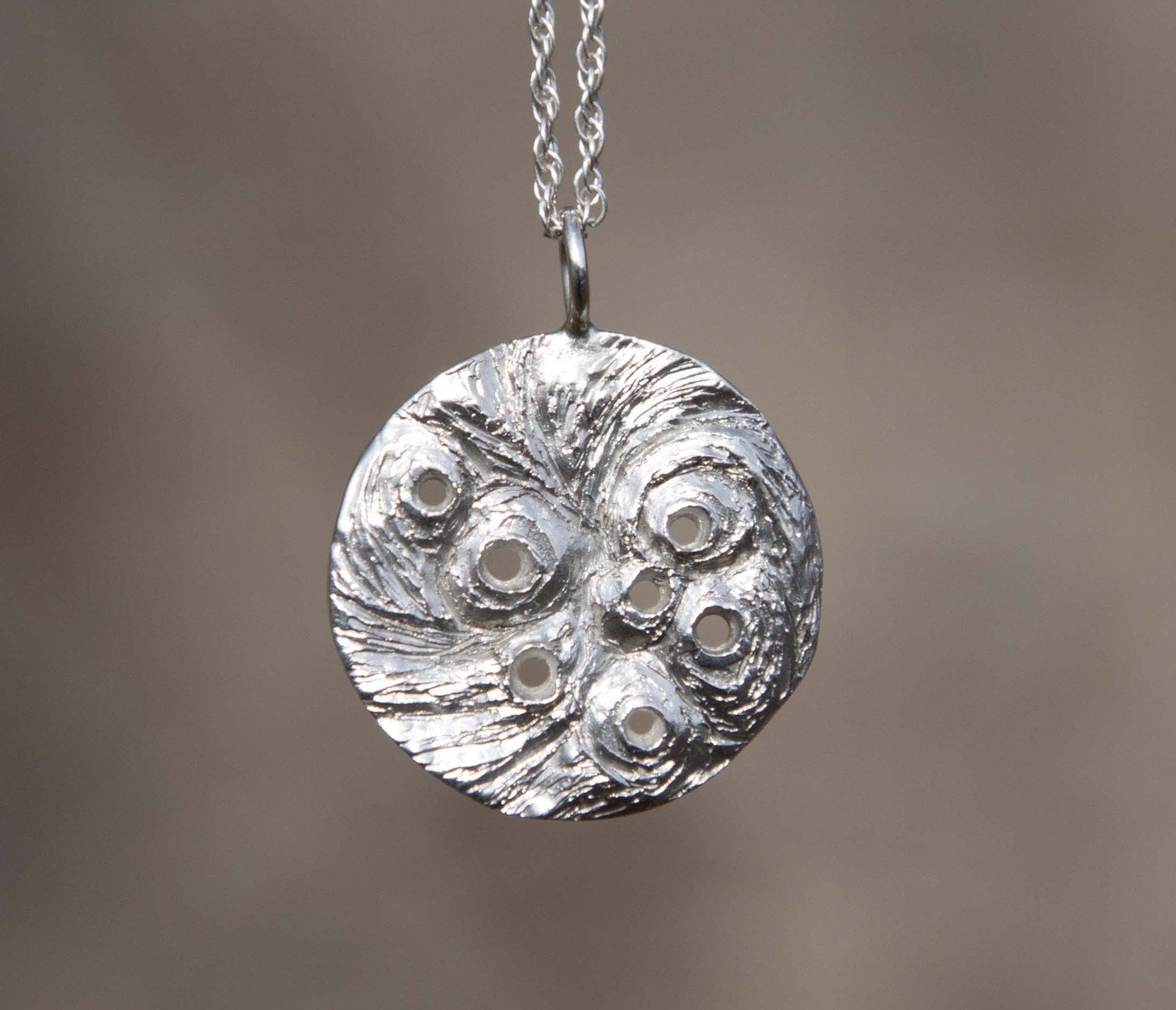 Seven Sisters Star Constellation Pendant Necklace - Sterling Silver