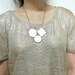 The Geo 02 necklace, geometric accessories, geometric resin necklace