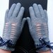 My Little Princess Accessories, Dreamy Gray Crochet Gloves for Little Ladies