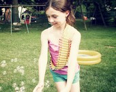 crayon ammo belt for kids -- yellow