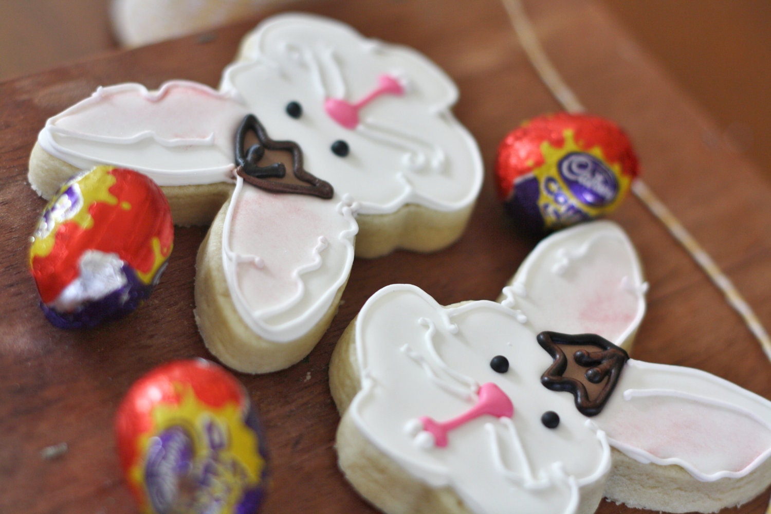 Bunny Face Cute Decorated Sugar Cookies