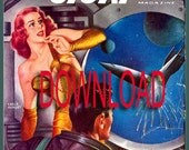 MATURE... Sci-Fi Pinup Girl... Cool Digital Download Image