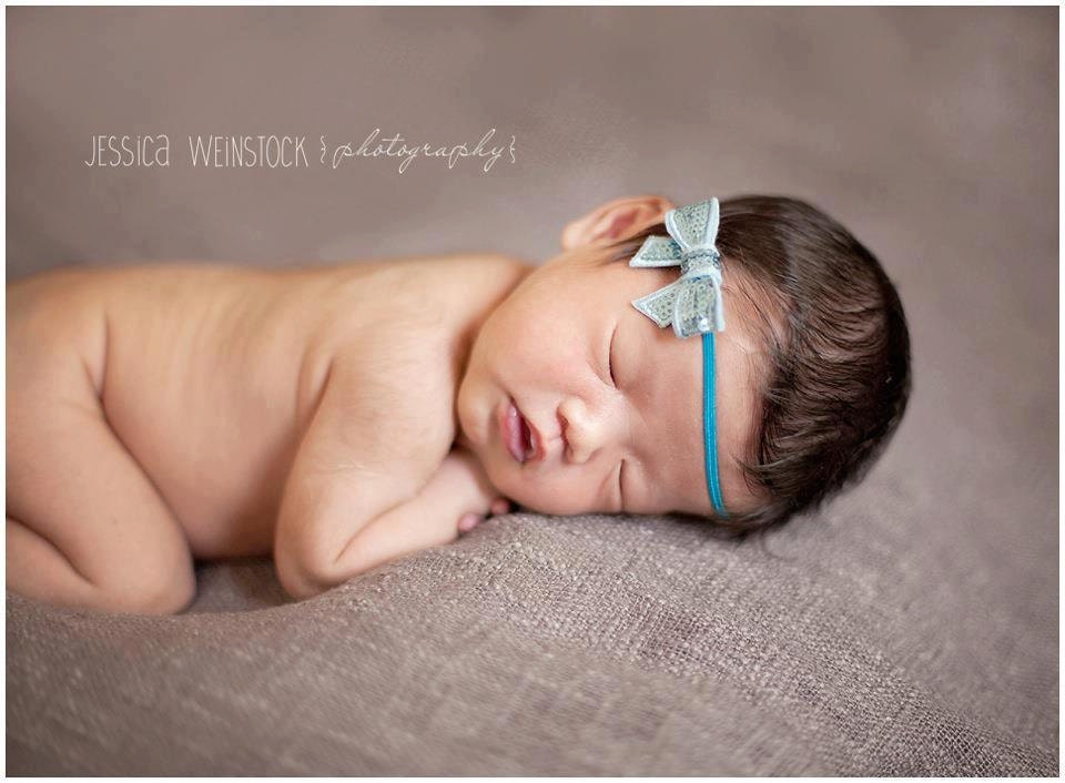 Lux Bow Sequin Baby Newborn Headband- All ages - Vintage Couture Newborn Photography Prop