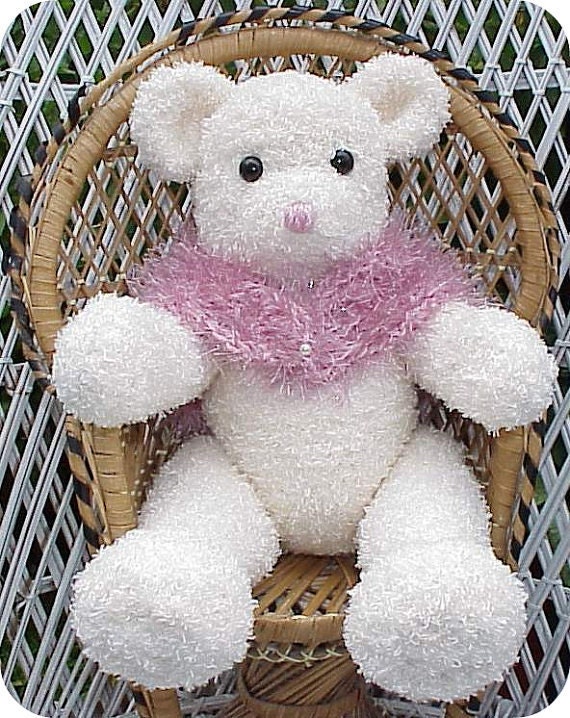 Bear Furry CROCHET PATTERN Teddy Bear Lovely Lady