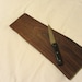 Cutting Board. Rustic Wooden. Black Walnut
