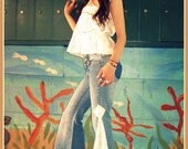 CUSTOM Made to Order LOVE Hippie Wide-Leg Elephant Pants