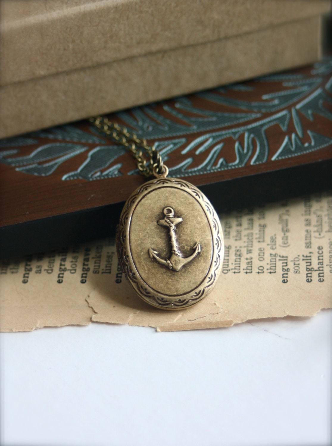 A Nautical Sailor Girl Locket Necklace. Vintage style, ships, sailors. For Wife. Sail The World. Navy. For Daughter. Unisex. Deployment.
