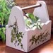 Nature Planter Box Woodland Garden Farmhouse Painted Furniture Cottage Chic