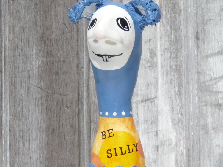 Art Doll, Hand Sculpted, Unique Gifts, Inspirational, Be Silly, Whimsical, Home Decor, Art, Figure