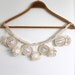 Handmade Crochet Garland Swag Wall Decor Gather Friends Like Flowers Retro