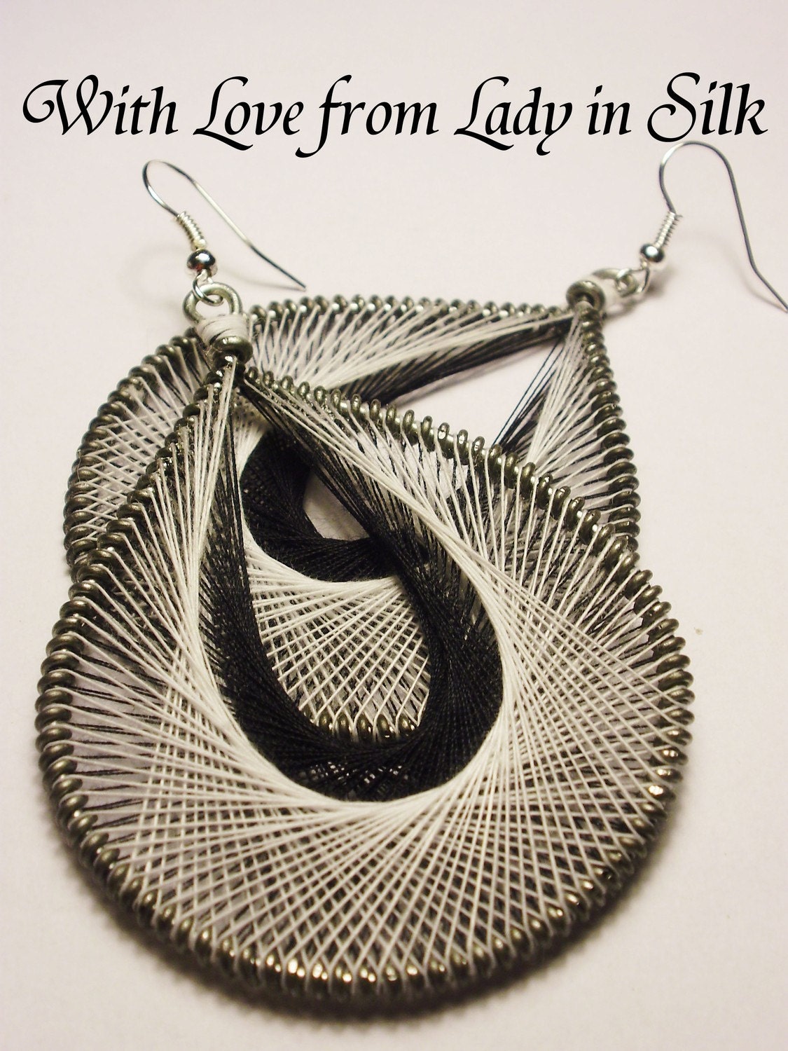 HUGE SALE Classical Beauty Peruvian Thread Earrings