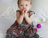 Baby girl dress infant clothes cute toddler dresses 7-14 months