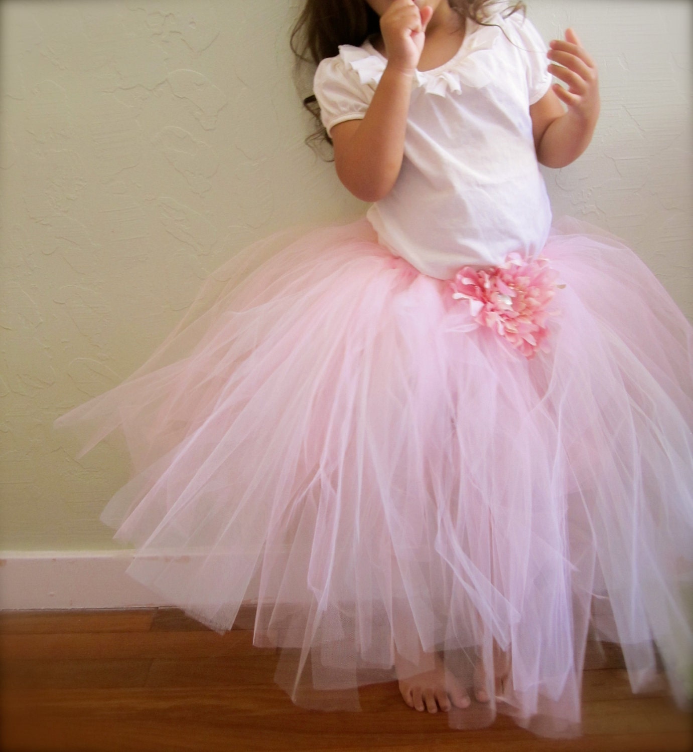 Items Similar To Flower Girl Flower Girl Tutu Skirt Floor Length