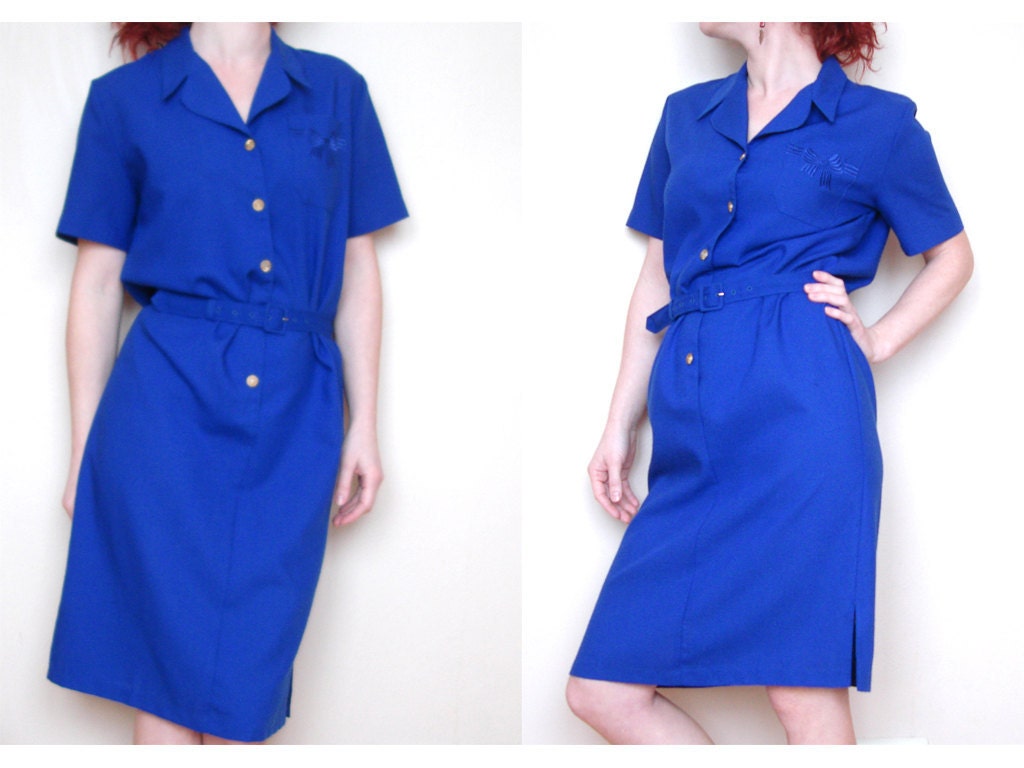 Straight Robe Type Sailor Dress