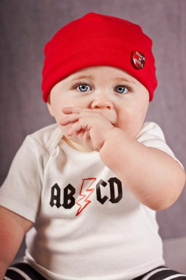 Boys ABCD Onsie and Beanie Rocker Set Preemie Newborn Baby to Toddler Outfit 3m 6m 12m 18m Twin Clothes