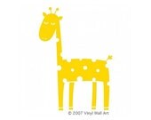 Giraffe Vinyl Wall Decal X-LARGE