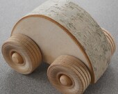 Wooden Car Natural Waldorf Toy Small Birchmobile