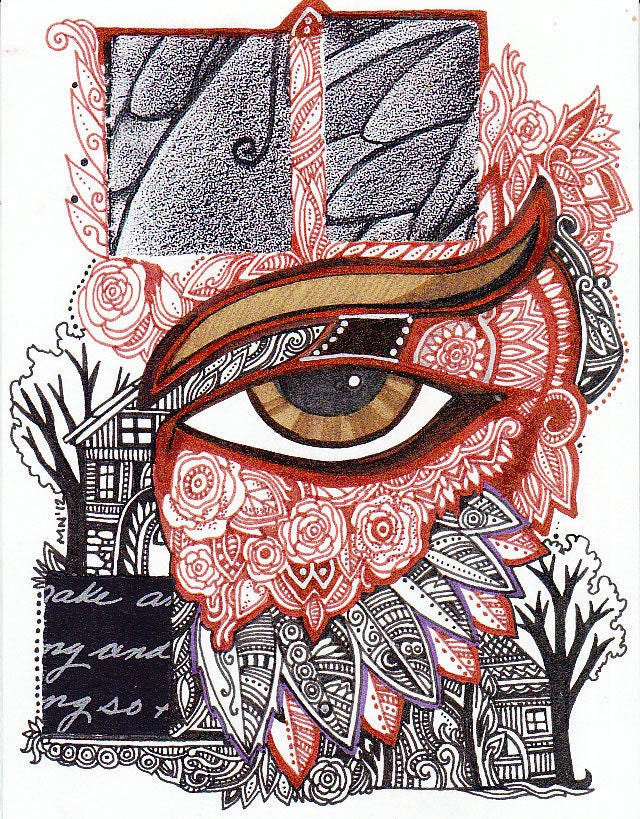Eye See original art by Megan Noel