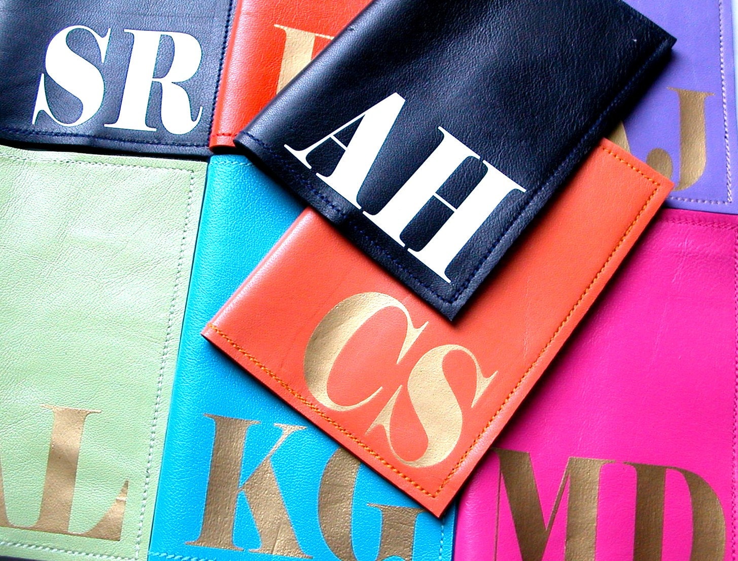 Mia Initial Leather Passport Holder, Personalized Passport Cover, Initial Leather Passport Cover, Passport Wallet,  Travel Wallet
