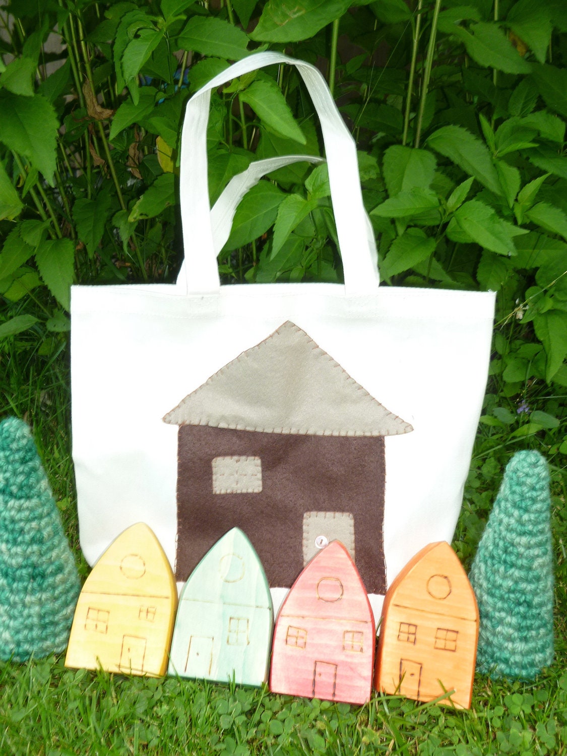 SALE Wood houses with trees SALE