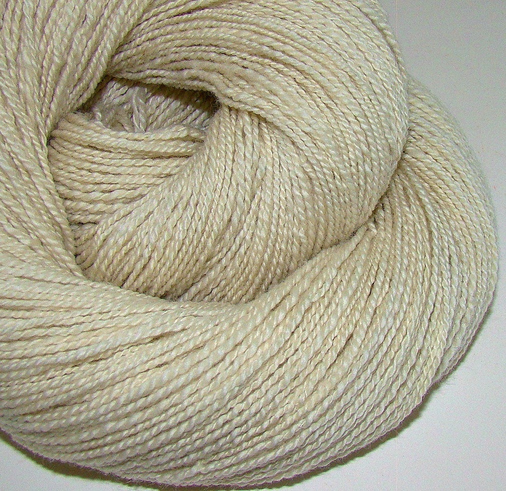 Au Naturel - Handspun Cormo Wool Yarn 2ply   300yds