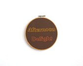 Hand Embroidery Hoop - Afternoon Delight