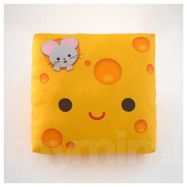 Decorative Pillow, Mini Pillow, Toy Pillow - Yummy Cheese