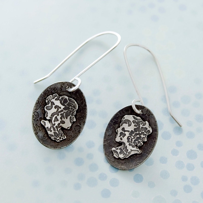 Cameo earrings