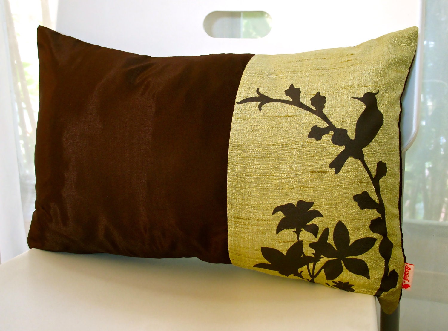 Mustard Gold Cardinal Throw Pillow READY TO SHIP