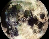 Watercolor Moon Print